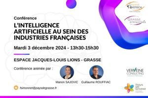 Conférence Grasse Biotech semaine de l'industrie 2024